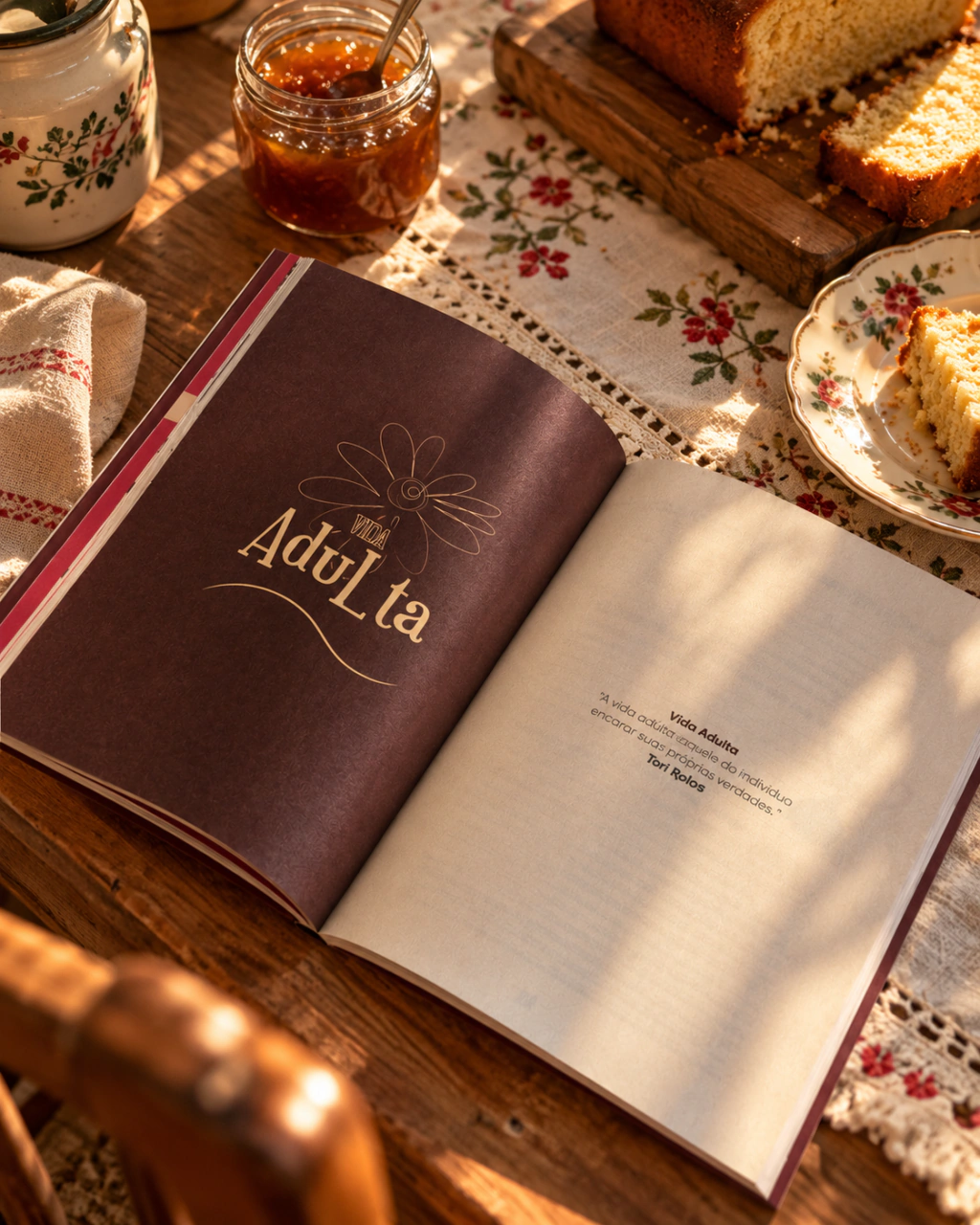 Livro aberto mostrando a página de abertura de um capítulo